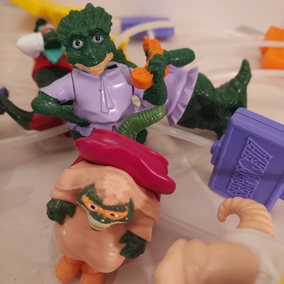 Vintage 1990's Show Dinosaur Jim Henson Disney MacDonald's Happy Meal Toys LOT - Picture 5 of 10